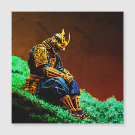Samurai Warrior in Golden Armor - Epic Japanska