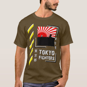 Samurai Warrior Japan Tokyo Fighters Stil Clothin T Shirt