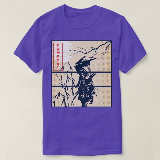 Samurai Warrior Japansk Bushido (2) T Shirt (Design framsida)
