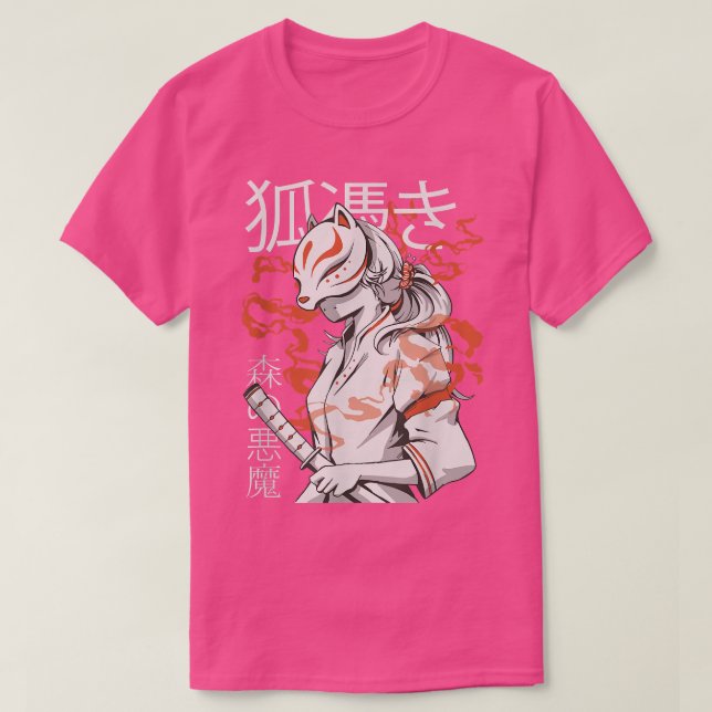 Samurai Warrior Japanskt Anime (2) T Shirt (Design framsida)