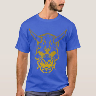 Samurai Warrior Mask, Hannya Oni Mask Japan Anime T Shirt