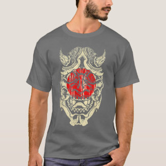 Samurai Warrior Mask Japan Art (2) T Shirt