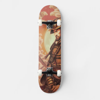 Samurai Warrior Mini Skateboard Bräda 18,5 Cm