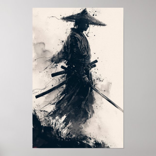 Samurai Warrior Poster i Scene (Framsidan)