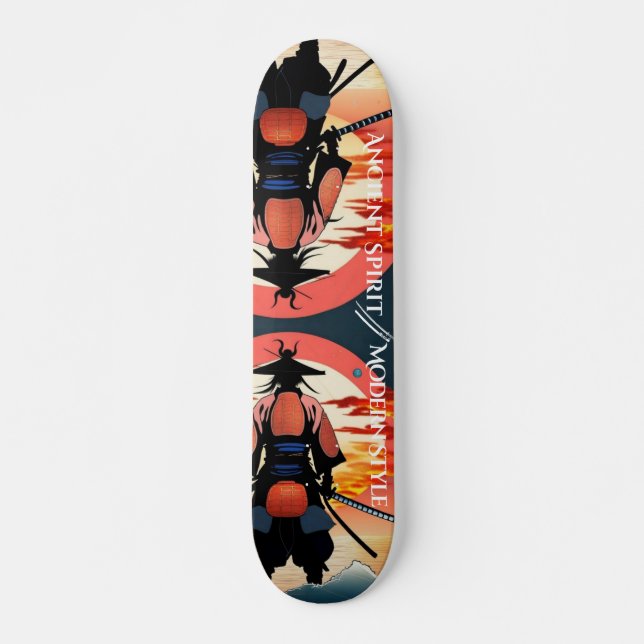 Samurai warrior Skateboard (Framsida)