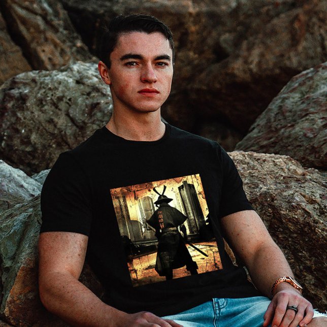 Samurai Warrior Stance Tee: Honor & Tradition T Shirt (Skapare uppladdad)