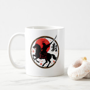 Samurai Warrior Stigning Sol Mugg