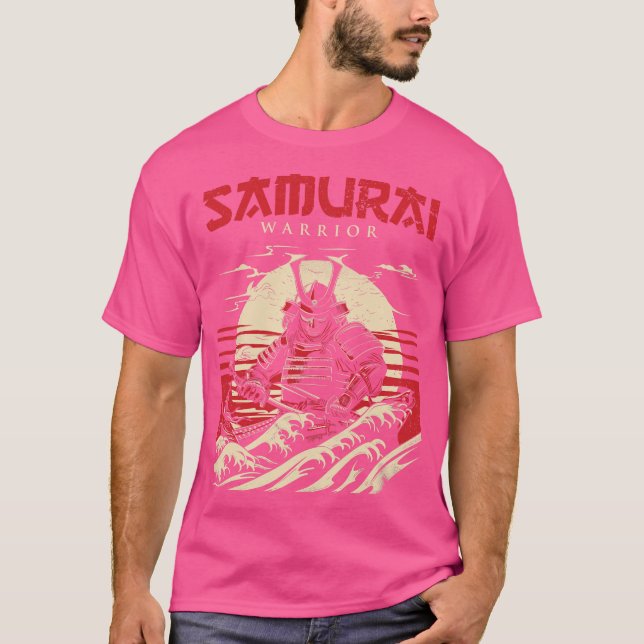 samurai warrior t shirt (Framsida)