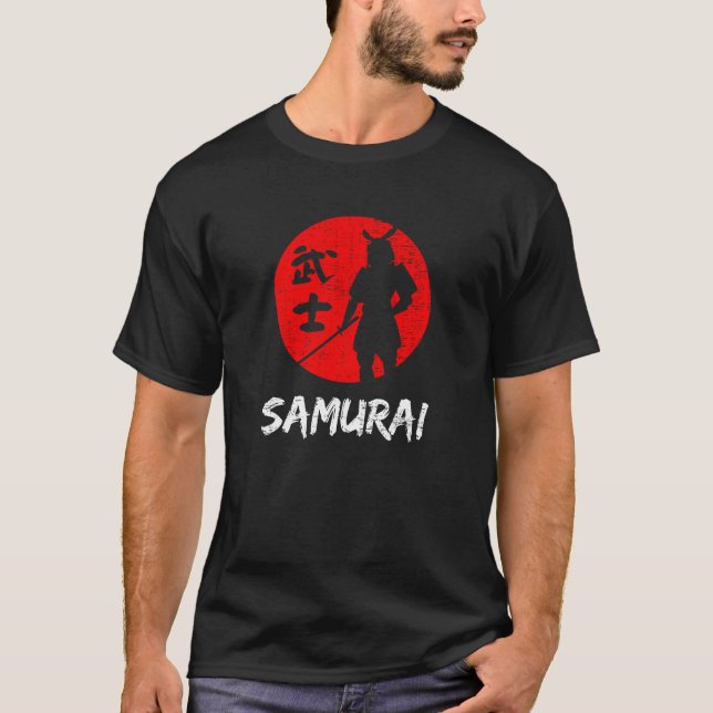 Samurai Warrior T Shirt (Framsida)