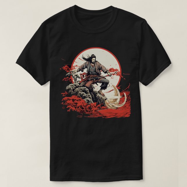 Samurai Warrior T Shirt (Design framsida)
