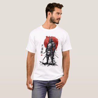 Samurai Warrior T-Shirt - Japansk Bushido Art