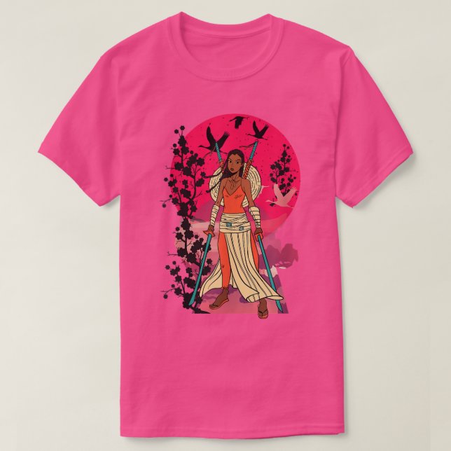 Samurai Warriors Japanska Mode Japan Afro Afric T Shirt (Design framsida)