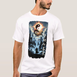 Samurai-Yin och Yang T Shirt
