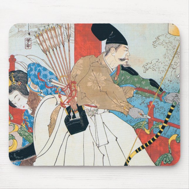 SAMURAIBÅGSKYTT MOUSEPAD MUSMATTA (Framsidan)