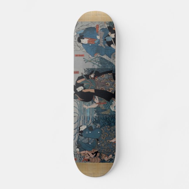 Samuraibakhåll Skateboard Bräda 20,5 Cm (Framsida)