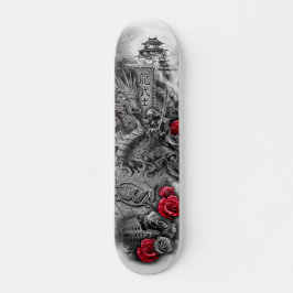 Samuraidöddäck Mini Skateboard Bräda 18,5 Cm