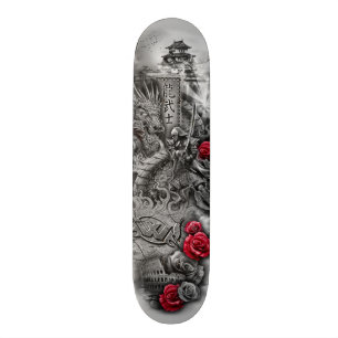 Samuraidöddäck Mini Skateboard Bräda 18,5 Cm