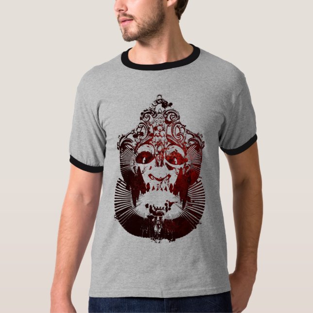 samuraien maskerar t-shirt (Framsida)