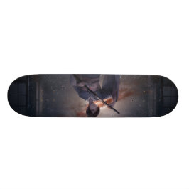 Samuraiflicka Mini Skateboard Bräda 18,5 Cm