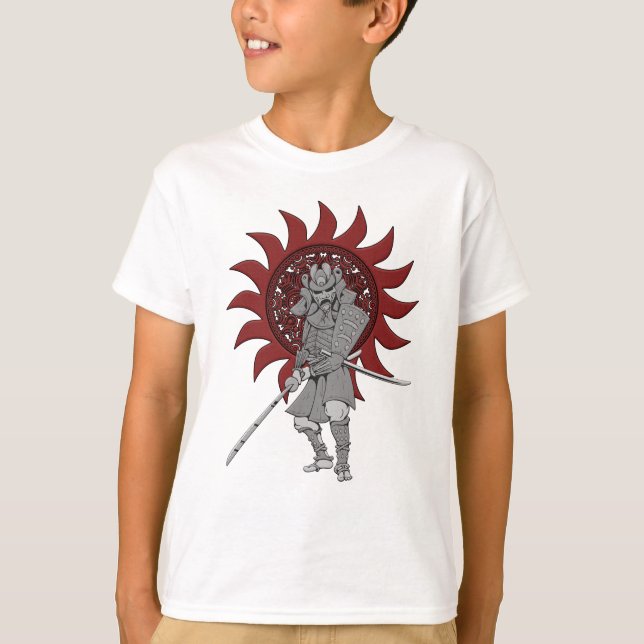 Samuraikrigare Japan Tee (Framsida)
