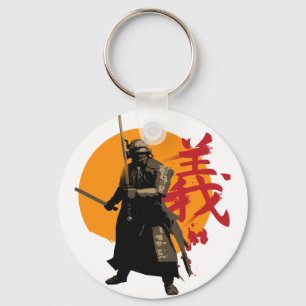 Samuraikrigare Keychain Nyckelring