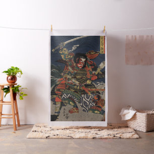 Samuraikrigarna Tadanori och Noritsune Tyg