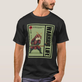 Samurainimals Alpaca Vapen T Shirt