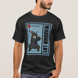 Samurainimals Bulldog Vapen T Shirt