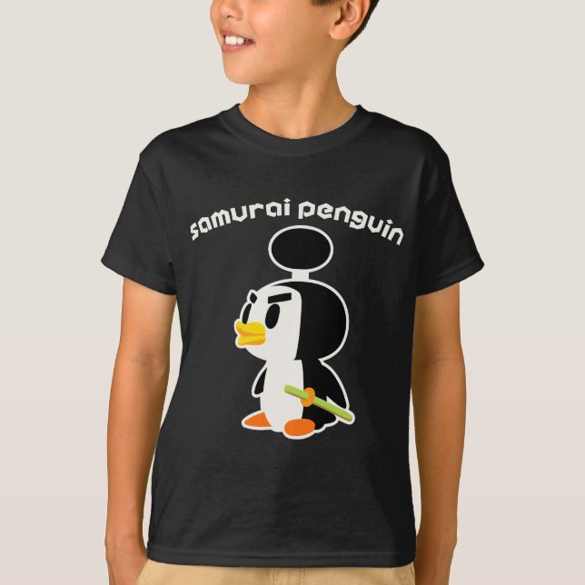 Samuraipingvin T-shirt (Framsida)