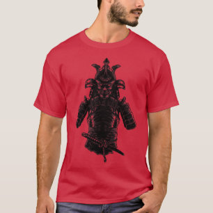 Samurais Shield Traditional Japansk Armor T Shirt