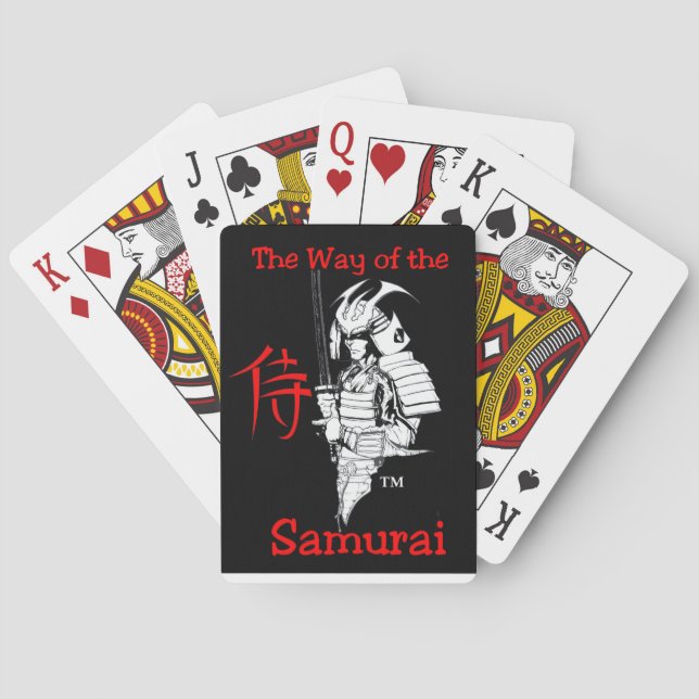 "Samurais väg" Casinokort (Baksidan)