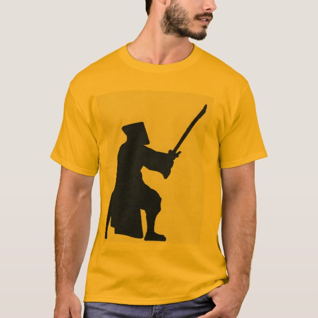 samuraisillouette tee shirt (Framsida)