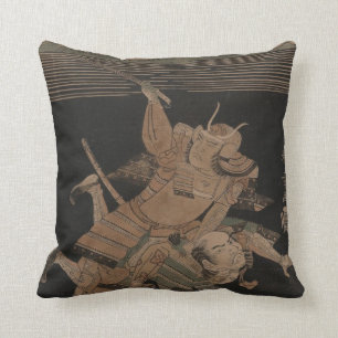 Samuraistridighet på natten circa 1770 kudde