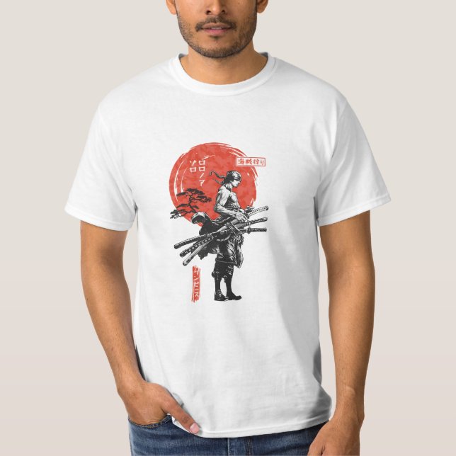 Samuraj av den röda solen t shirt (Framsida)