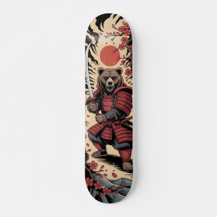 Samuraj Björn krigare Skateboard