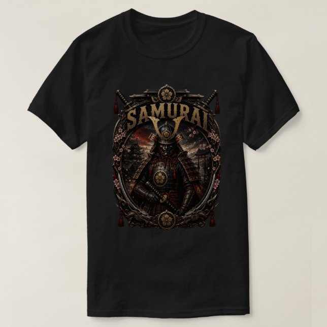 Samuraj Elite Krigare T-Shirt (Design framsida)