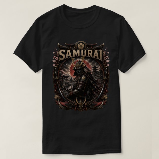 Samuraj Elite Krigare T-Shirt (Design framsida)