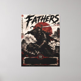 Samuraj Fäder Canvas Väggkonst