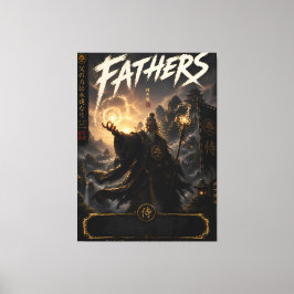 Samuraj Fader Trollkarl Canvas