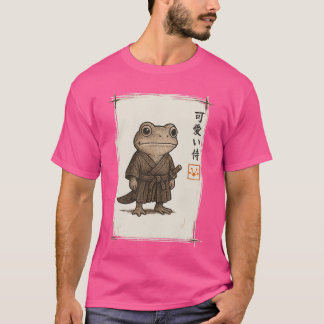 Samuraj Groda Japansk Konst Anime Roliga Gåvor Män T Shirt