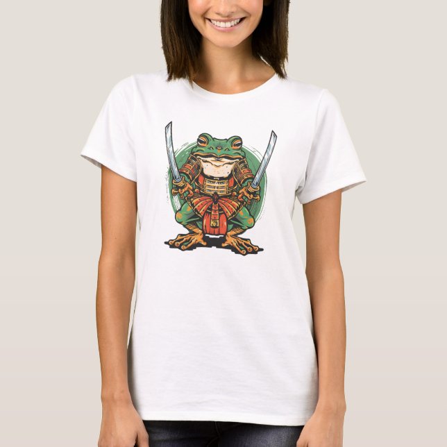 Samuraj grodkrigare Basic 3/4 Ärm Raglan T-Shirt (Framsida)