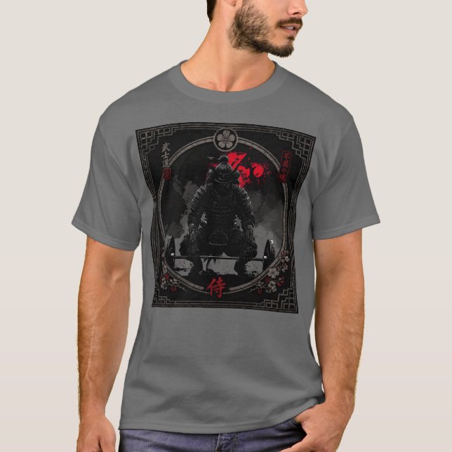 Samuraj gymkrigare  t shirt (Framsida)
