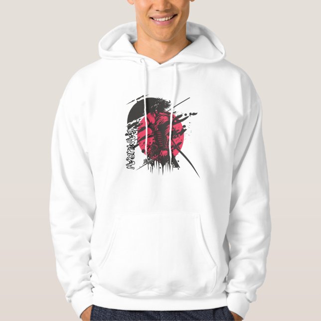 Samuraj  hoodie (Framsida)