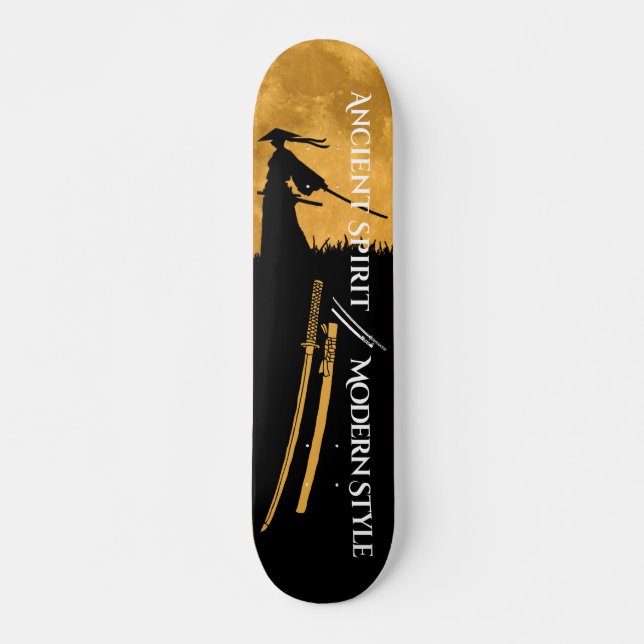Samuraj Mini Skateboard Bräda 18,5 Cm (Framsida)