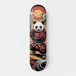 Samuraj Panda Björn krigare Skateboard