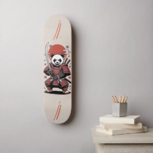 Samuraj Panda Björn krigare Skateboard
