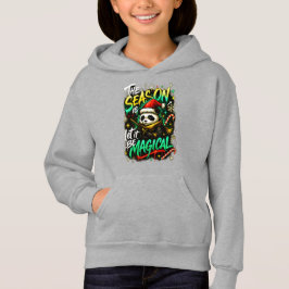 Samuraj Panda Flickor Hoodie Magisk Jul konst T Shirt