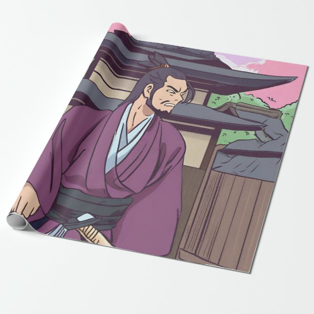 samuraj presentpapper (Utrullad)