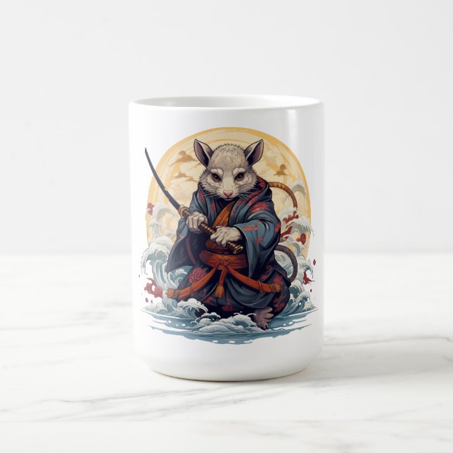 Samuraj Råtta  Kaffemugg (Center)
