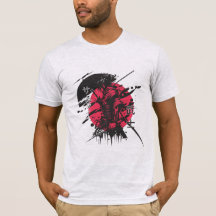 samuraj T-shirt för män